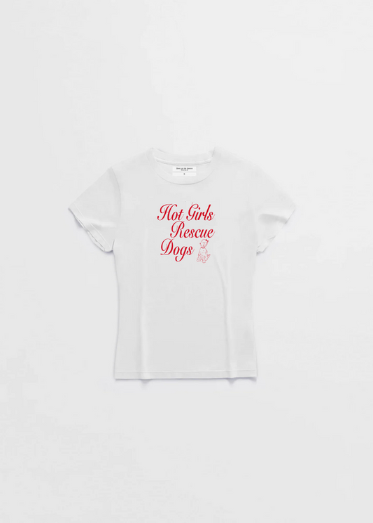 HOT GIRLS RESCUE DOGS BABY TEE